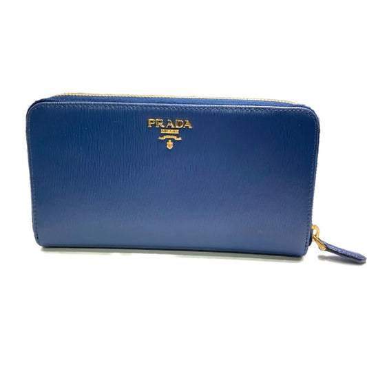 Prada Designer Pre-Loved Wallet (blue) 825.00