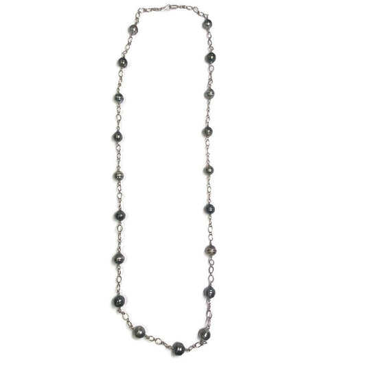 Tahitian Black Pearl Necklace 460.00