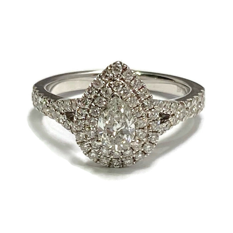 Diamond Pear Halo Ring 14kw 2cts 7500.00