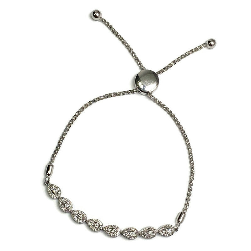 White Gold and Diamond Adjustable Bracelet 3300.00