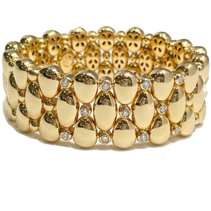 Antonio Papini Italian 18ky Gold Stretch Bracelet with Diamond 21500.00