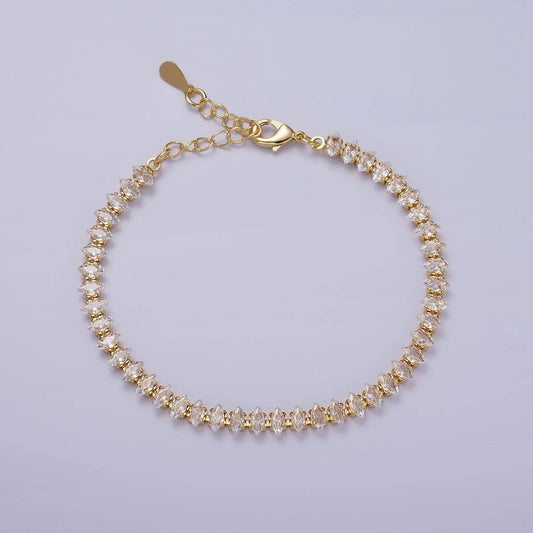 Marquise CZ Tennis Bracelet 85.00