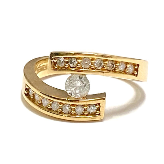 Diamond & 14k Yellow Gold Ring 1/2ct  3,900.00