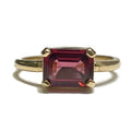 Garnet 14KY Emerald Cut Ring 1400.00