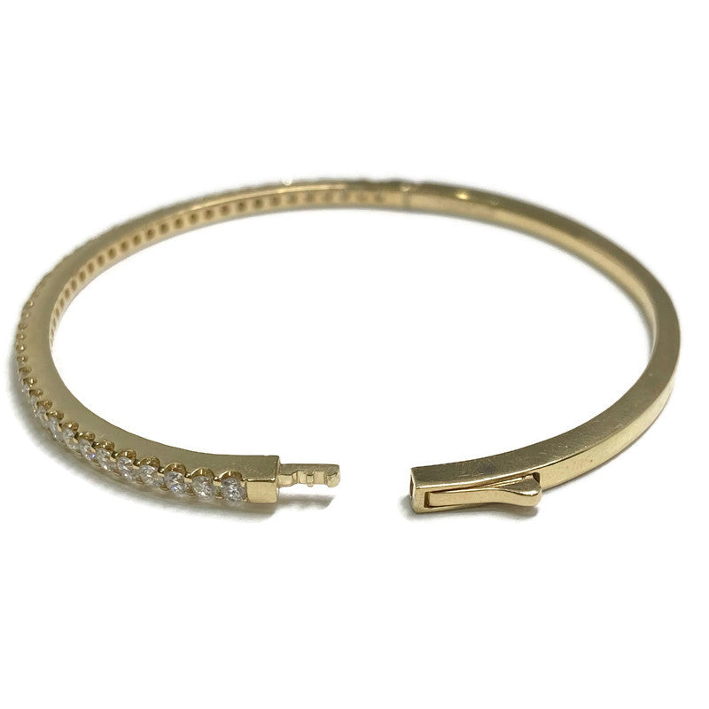 Diamond Gold Bangle Bracelet 14KY 22 Diamonds 3600.00