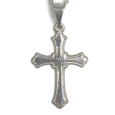 White Gold Cross Pendant Small 240.00