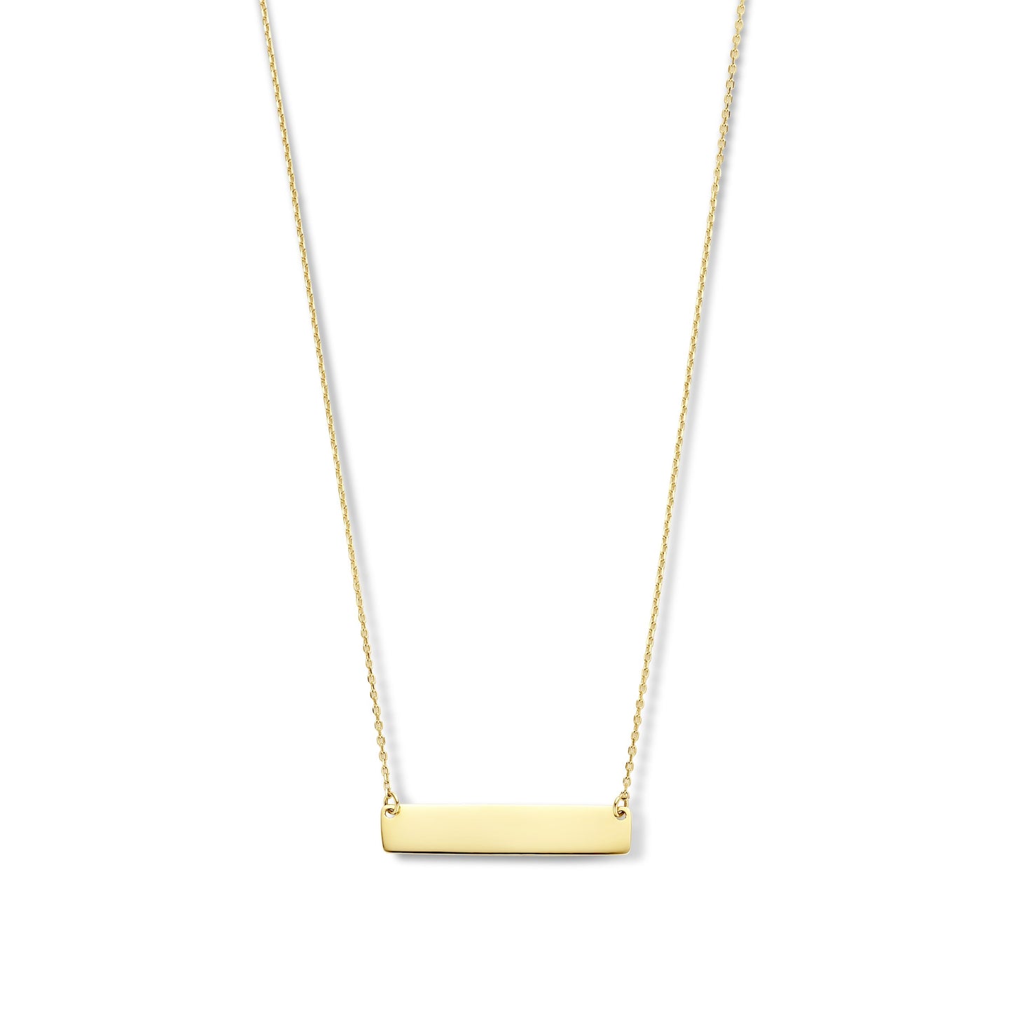 Bar Necklace 14KY 14"-16"  295.00