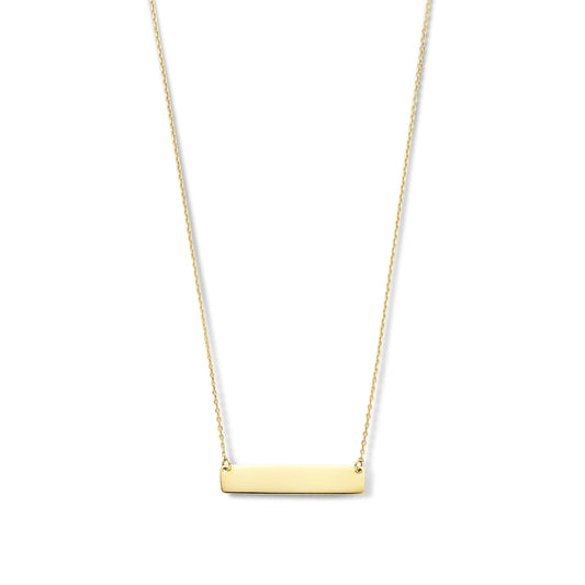 Bar Necklace 14KY 14"-16"  295.00