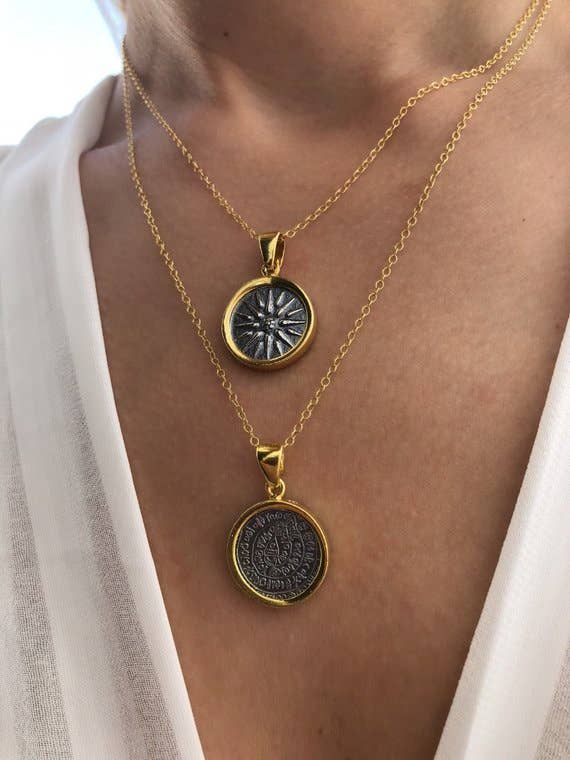 Macedonian Coin Necklace 84.00