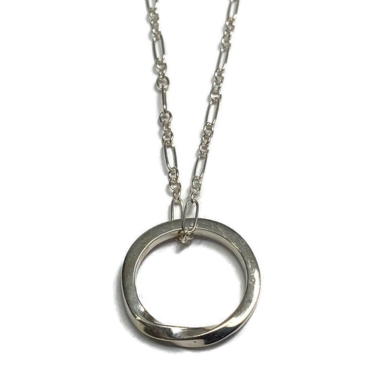 Resilience Necklace Sterling Silver 18" chain with 22mm pendant 80.00