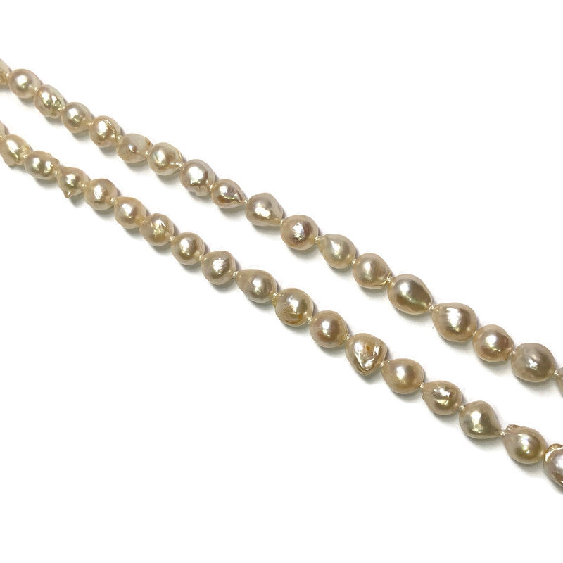 14K Yellow Gold Baroque Pearl 40" Strand 2100.00