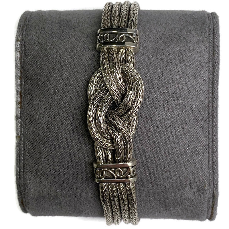 DEWI Sterling Silver Infinity Knot Adjustable Bracelet 675.00