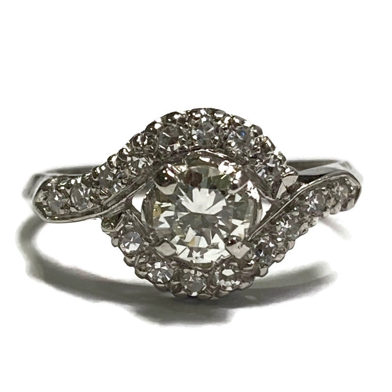 Diamond Platinum Vintage Ring 4800.00