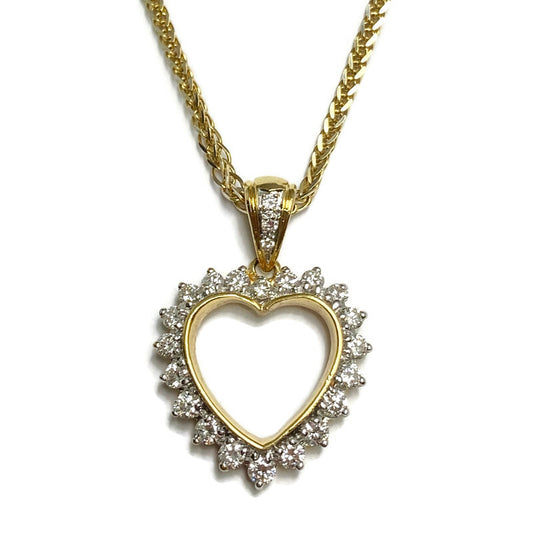 Diamond Heart Pendant 18ky 2650.00