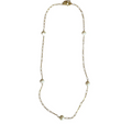 Adeline Gold Filled and Pearl Station Necklace 175.00