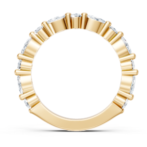 14K Yellow Gold Marquise and Round Diamond Band 3100.00