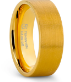 Tungsten with Yellow Gold Plated Flat Ring 299.99