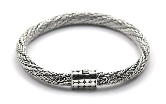 SOHO Sterling Silver Bali Twisted Tulang Naga Bracelet 345.00