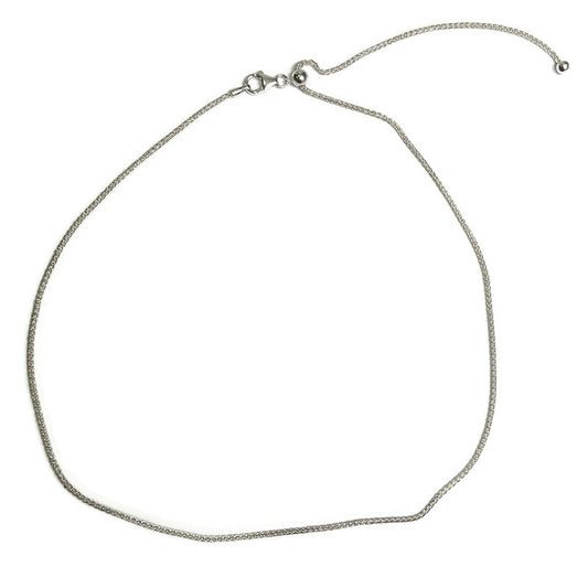 Silver Spiga Adjustable 20" Chain 40.00