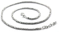 BOROBUDUR Sterling Silver 2.5mm Necklace Adjustable 22-24" 600.00