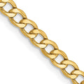 Curb Chain 22" semi-solid 2.85mm 1300.00