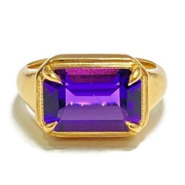 Amethyst 18ky Laurel Ring 3150.00