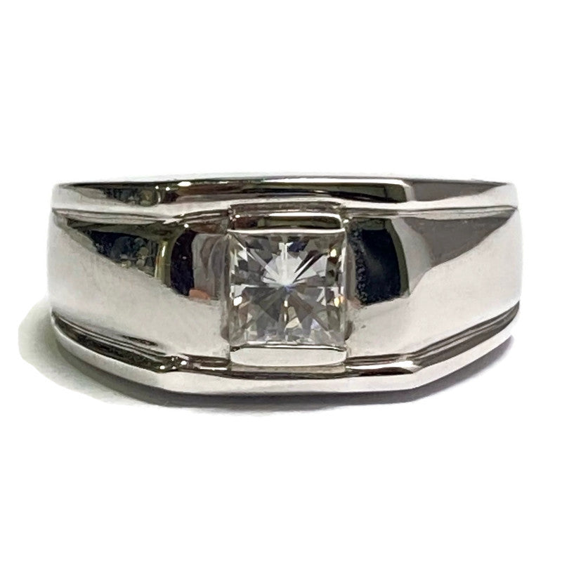 Men's Ring 14KW with 1.0ct Moissanite 1900.00