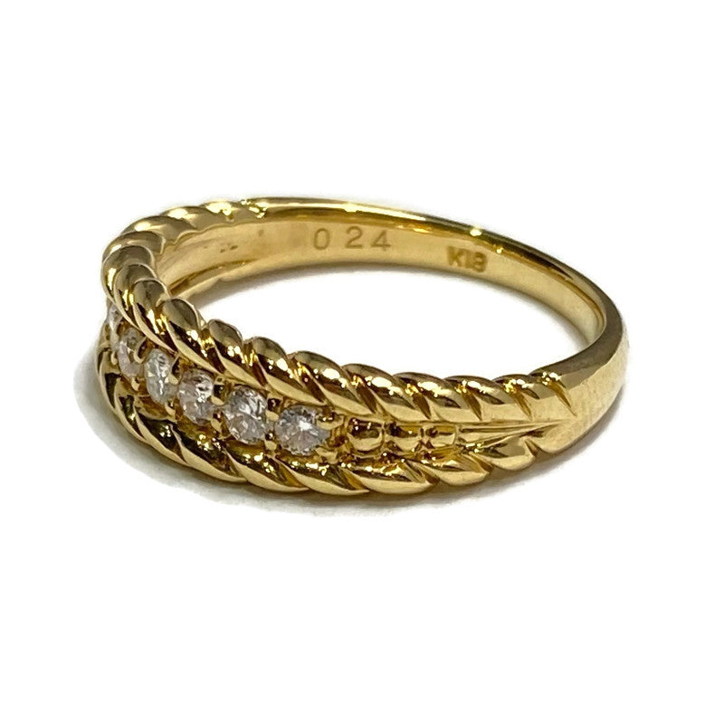 18K Yellow Gold and Diamond Band 2800.00