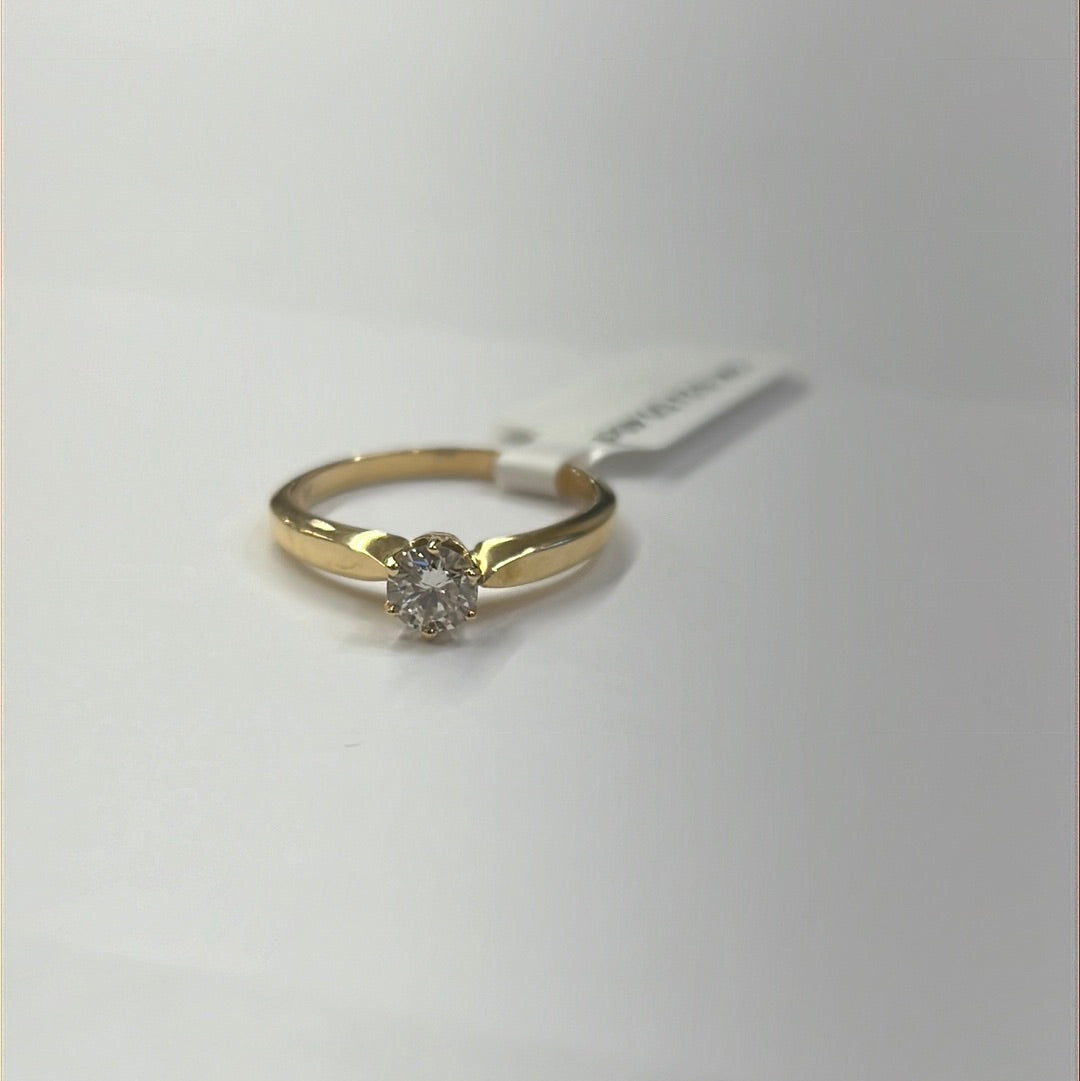 Diamond & 14k Gold Ring .46ct Dia 1450.00