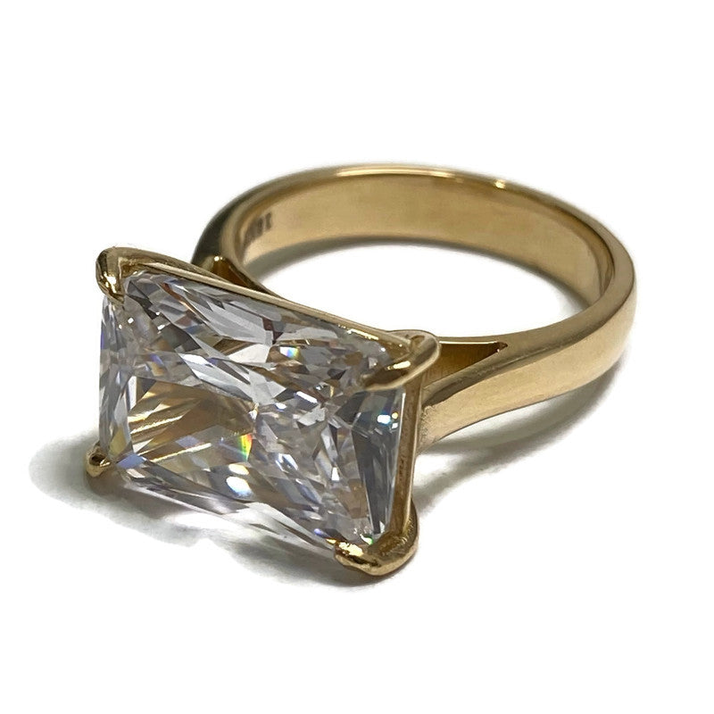 Emerald Cut 18k Ring By Laurel 3150.00