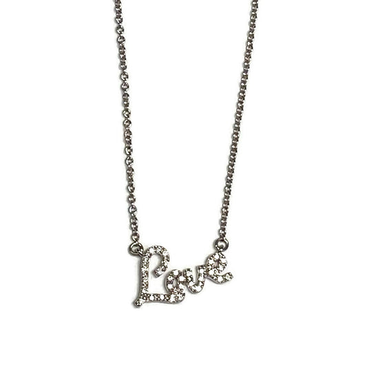 Diamond Love Necklace 14kw 1850.00