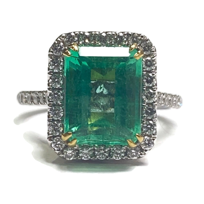 Emerald Diamond Ring 10400