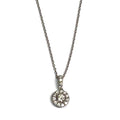 Diamond Halo Necklace 18kw 1/2cts 3500.00
