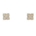 Diamond Yellow Gold Clover Earring 2650.00
