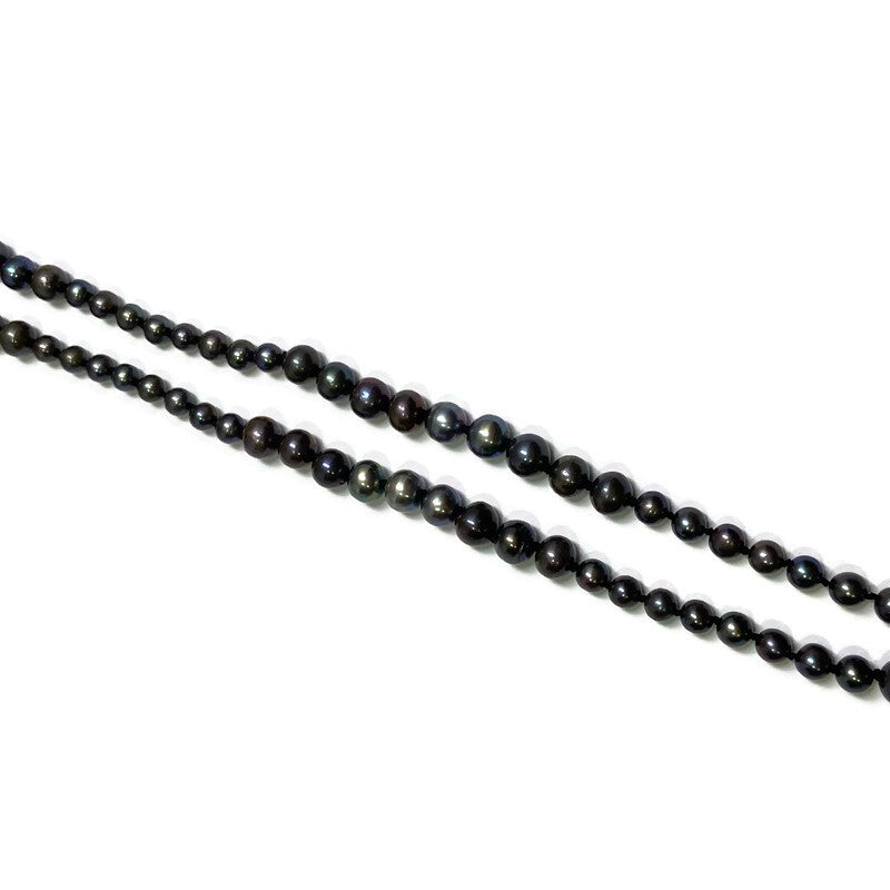 Cultured Pearl (Black) Necklace 40" 14K 470.00