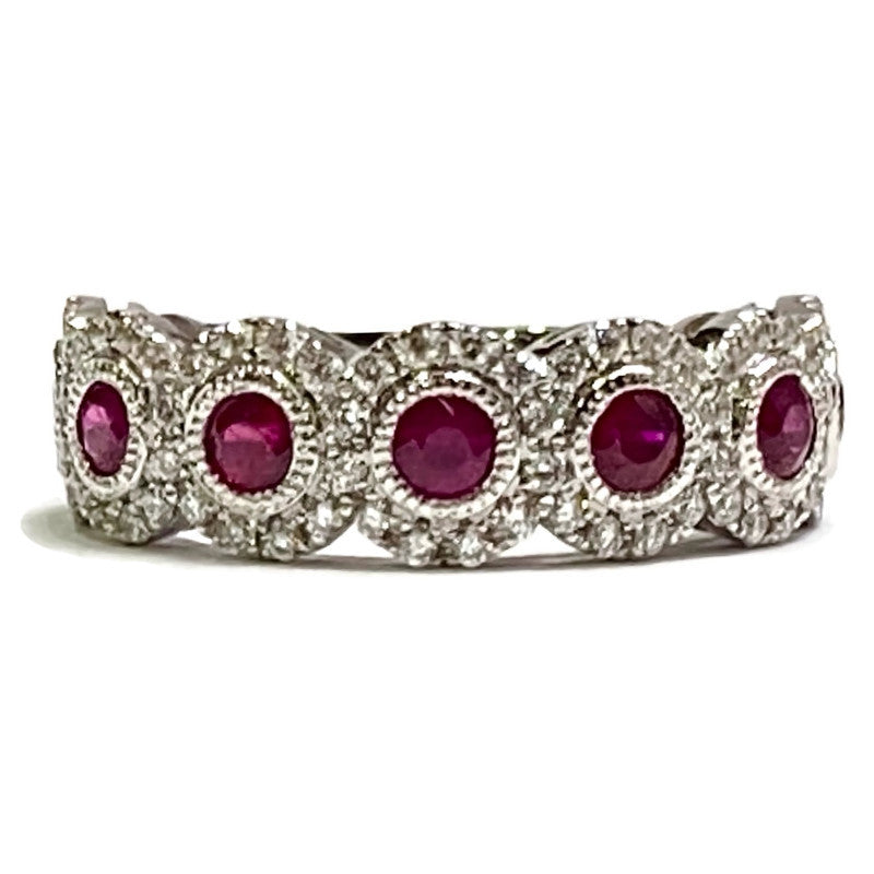 Ruby & Diamond Band (R .93ct, D .50ct) 4500.00