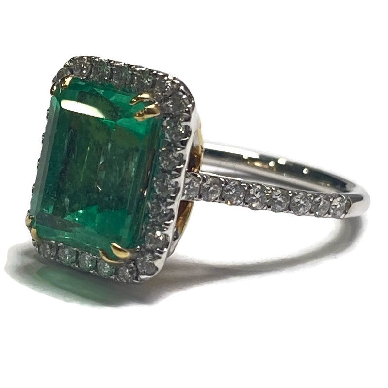 Emerald Diamond Ring 10400