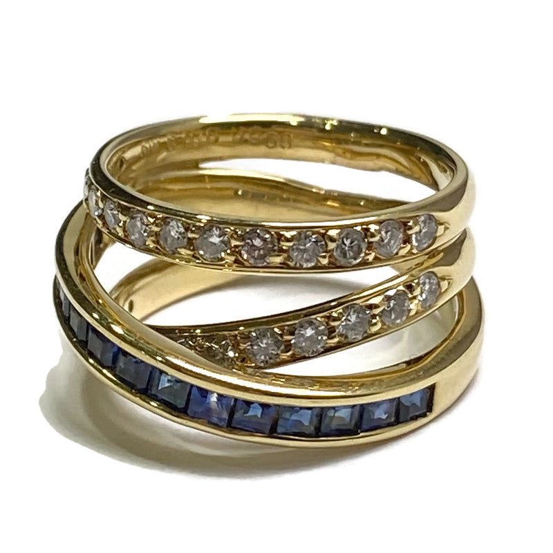 Sapphire & Diamond 18ky Ring 2550.00