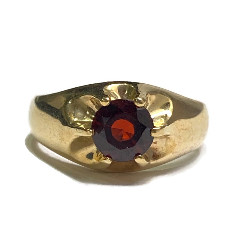 Garnet & Gold Ring 1.2ct 14k Yellow Gold 1650.00