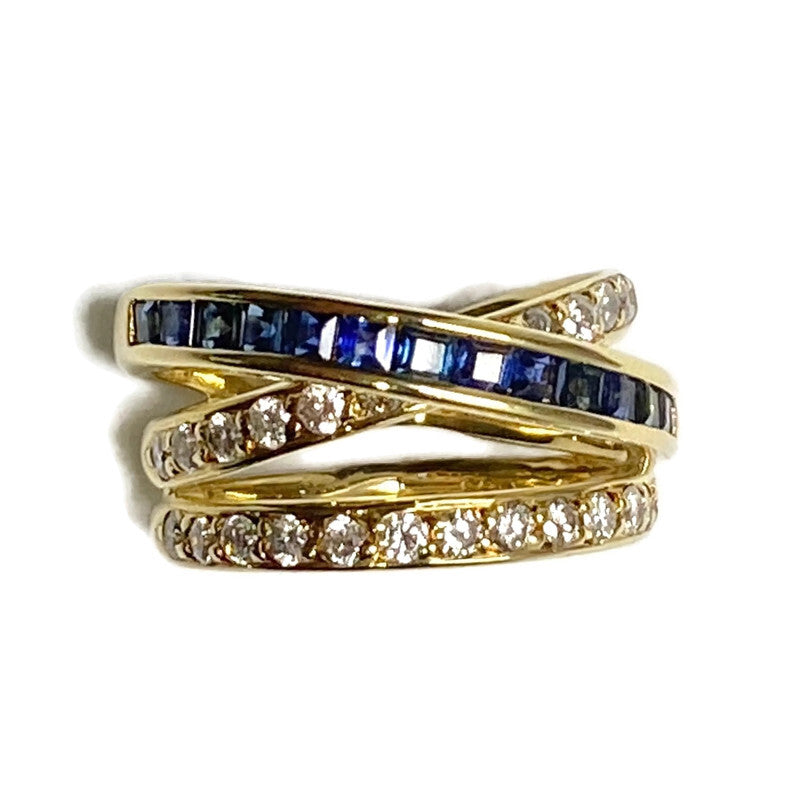 Sapphire & Diamond 18ky Ring 2550.00