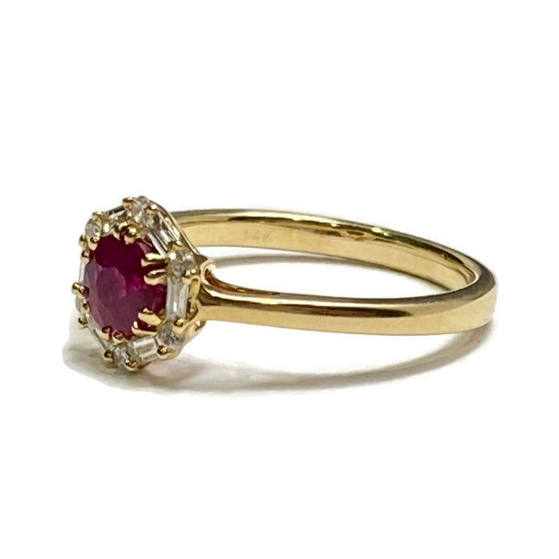 Ruby & Diamond (R .77ct, D .20ct) Size 5.5-7.0 2,400.00