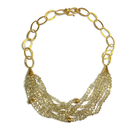 Citrine Beaded Necklace 425.00