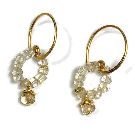 Citrine Beaded Earrings 47.00