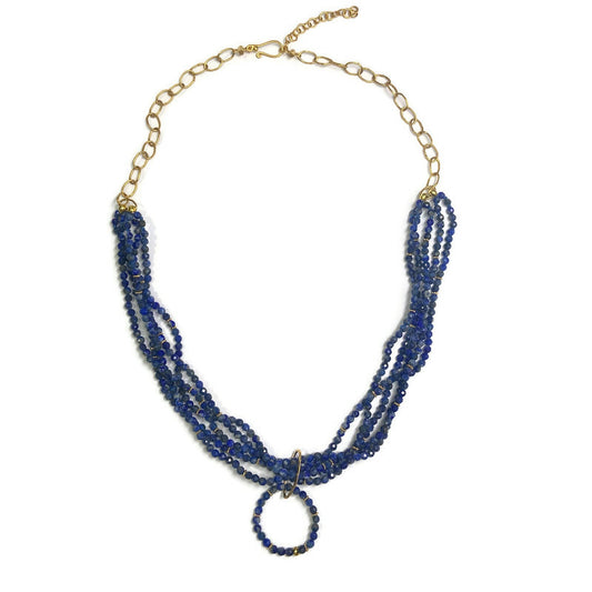 Lapis Beaded Necklace 496.00