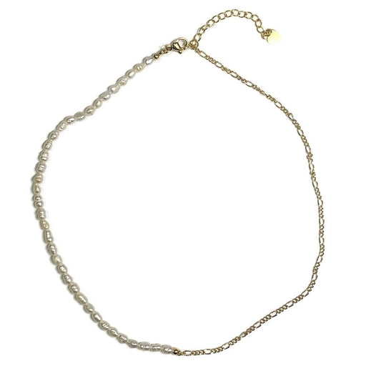 Gold Filled Chain and Pearl Necklace 72.00