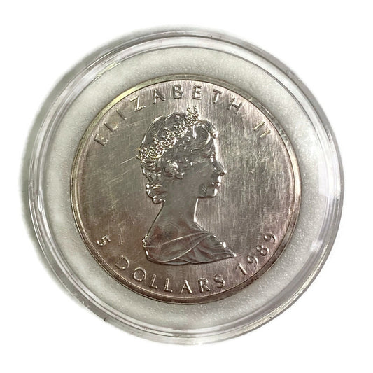 Canada Elizabeth II 5 Dollars Silver Coin 80.00