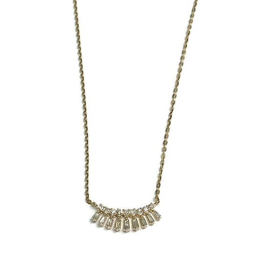 Diamond Necklace 14K Yellow gold 0.12ctw 720.00