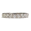 Diamond Half Eternity Band 14K White Gold 1ctw 3900.00