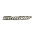 Diamond Band 18K White Gold Micro Pave 1295.00