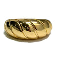 Capucine Gold Filled Twist Wide Band Ring 55.00